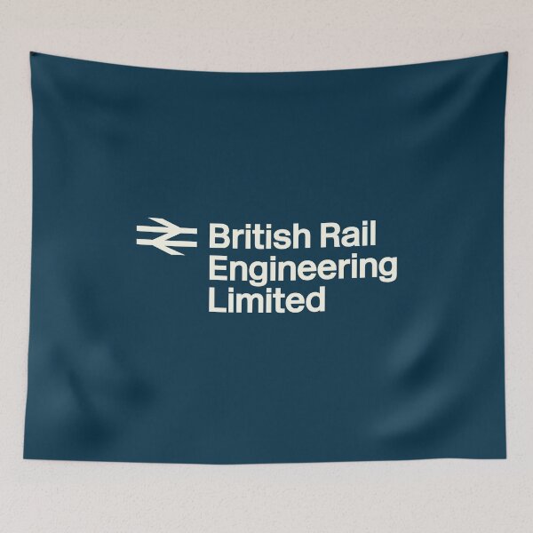 Item preview, British Rail Engineering Limited 1965-1997 - white print designed and sold by retropetrol.