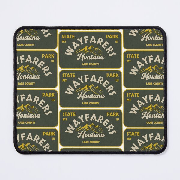 Item preview, Wayfarers State Park, Lake County, Montana, badge design designed and sold by Wanderful-roads.