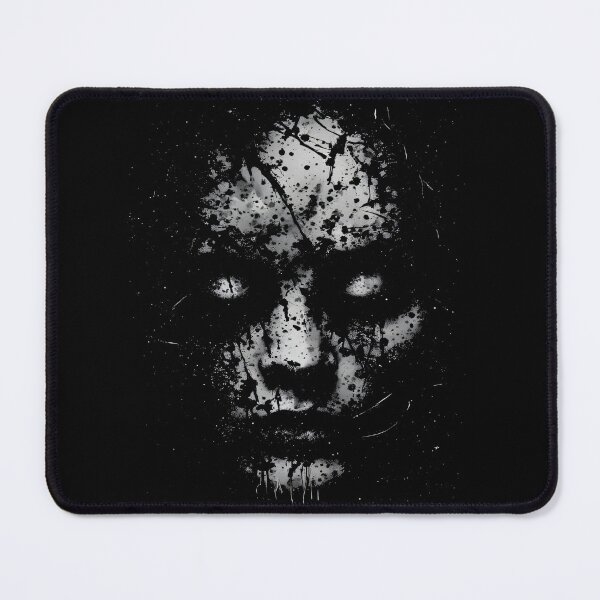 Item preview, Scary Dark Face - Horror Ghost Art (BLACK) designed and sold by MorbidDreams.