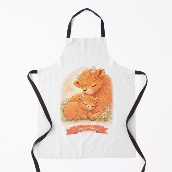 Item preview, Forever Mine – Highland Cow designed and sold by Creative and Humorous Arts.