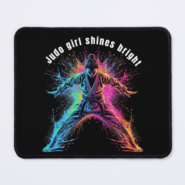 Item preview, Judo Girl shines bright Strong girls throw harderGirls in judo fight with heart. designed and sold by MalwasBasket.