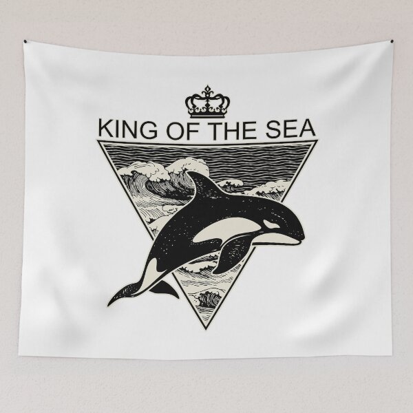 Item preview, King of the Sea - Orca Vintage Illustration designed and sold by fabiandesigns88.