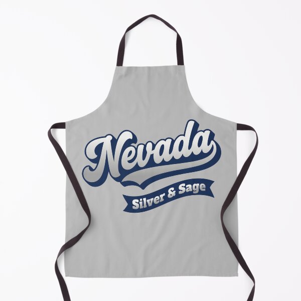 Item preview, Vintage Nevada Pride - Silver & Sage Retro Script designed and sold by Cozy-Old-Pub.
