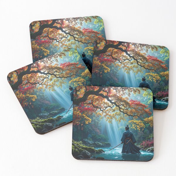 Item preview, Mystical Forest Light Rays — Fantasy Nature Atmosphere designed and sold by Schoenenwald - Illustrations Uniques et Originales.