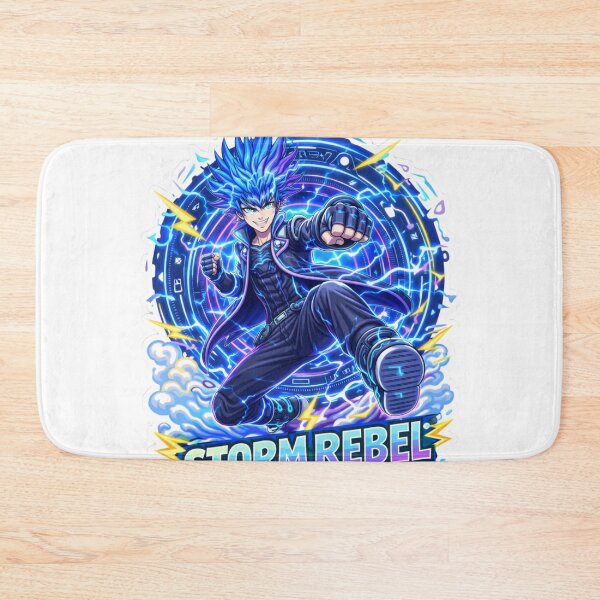 Item preview, Storm Rebel Blue Lightning Electric Power Graphic designed and sold by RickyStick.