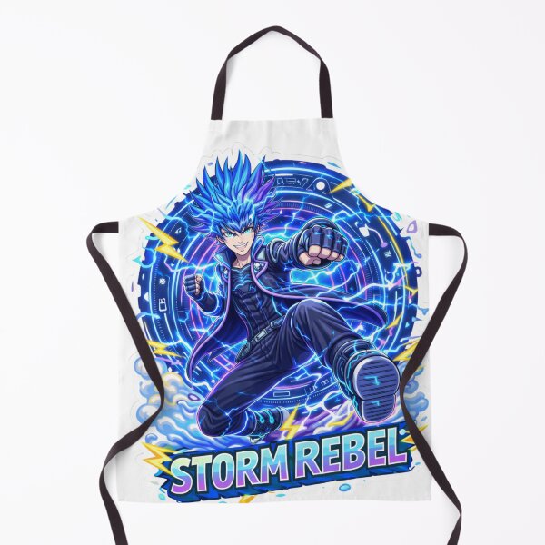 Item preview, Storm Rebel Blue Lightning Electric Power Graphic designed and sold by RickyStick.