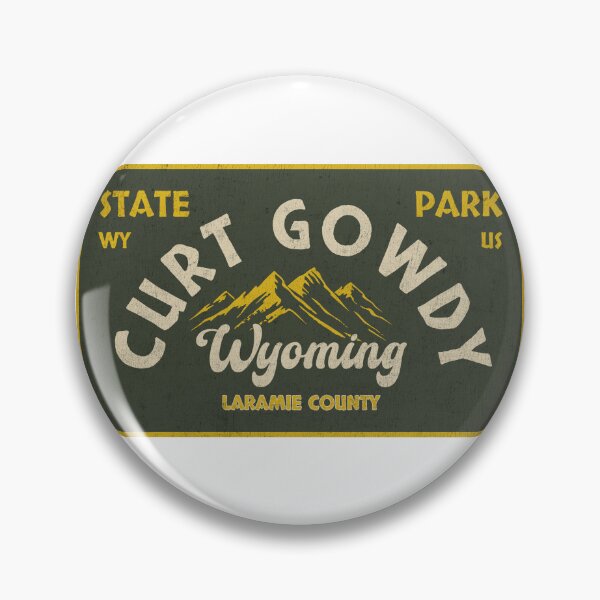 Item preview, Curt Gowdy State Park, Laramie County, Wyoming, badge design designed and sold by Wanderful-roads.