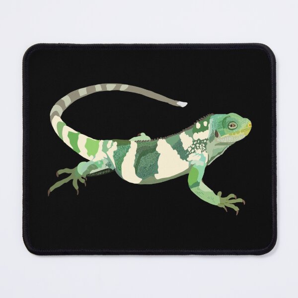 Item preview, F is for Fiji Banded Iguana  designed and sold by PrettylittlepastelUk.