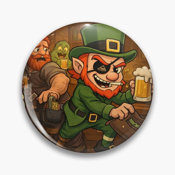 Item preview, Patchy O'Blunder — Pour Decisions Collector Card Art designed and sold by A Sinister Sly.
