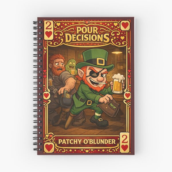 Artikelvorschau, Patchy O'Blunder – Pour Decisions Sammelkarten-Artwork entworfen und verkauft von A Sinister Sly.