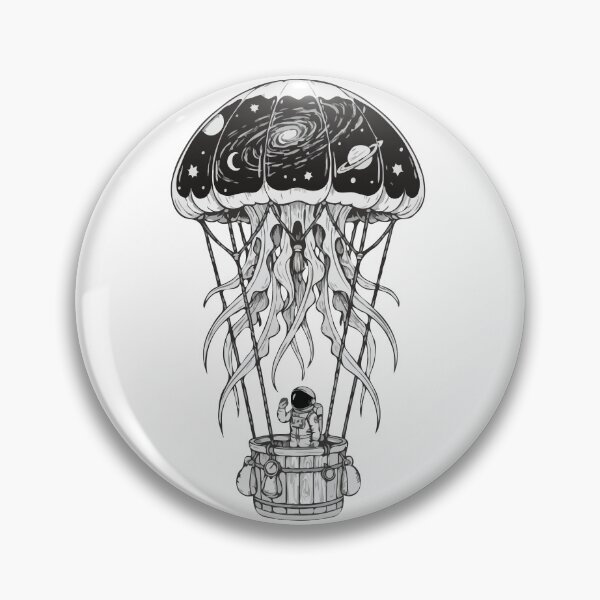 Item preview, Astronaut Jellyfish Balloon designed and sold by Gkinoki.