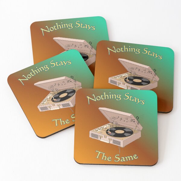 Item preview, Nothing Stays The Same Record Player Design designed and sold by chucktownjax.