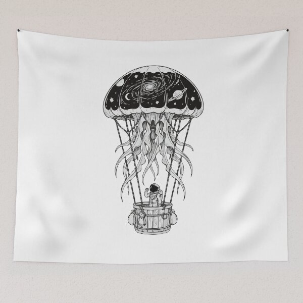Item preview, Astronaut Jellyfish Balloon designed and sold by Gkinoki.