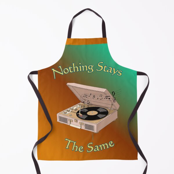 Item preview, Nothing Stays The Same Record Player Design designed and sold by chucktownjax.