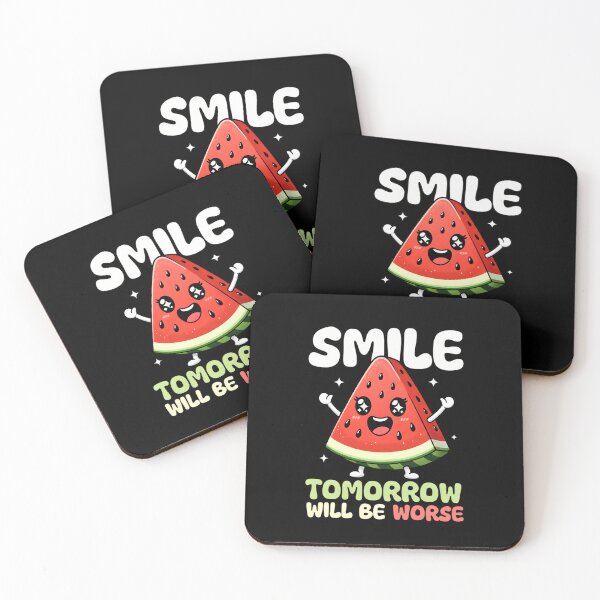 Item preview, Smile - Tomorrow Will Be Worse Watermelon designed and sold by TshirtsOnline-.