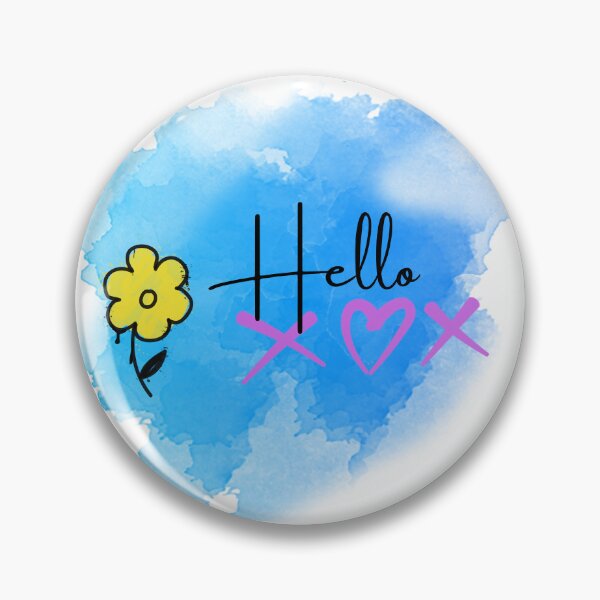 Item preview, Aesthetic Hello Flower designed and sold by rainbeau22.