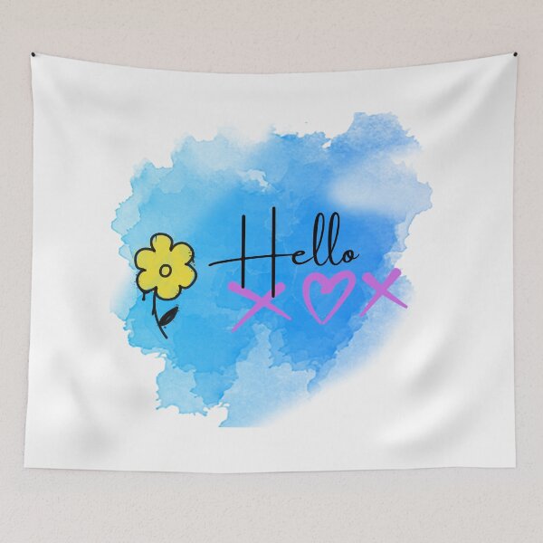 Item preview, Aesthetic Hello Flower designed and sold by rainbeau22.