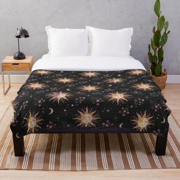 Item preview, Celestial Sun Moon Seamless Pattern, Boho Night Sky Floral Digital Paper, Vintage Mystic Wallpaper Design, Whimsical Astrology Surface Pattern designed and sold by SezzyDesigns.