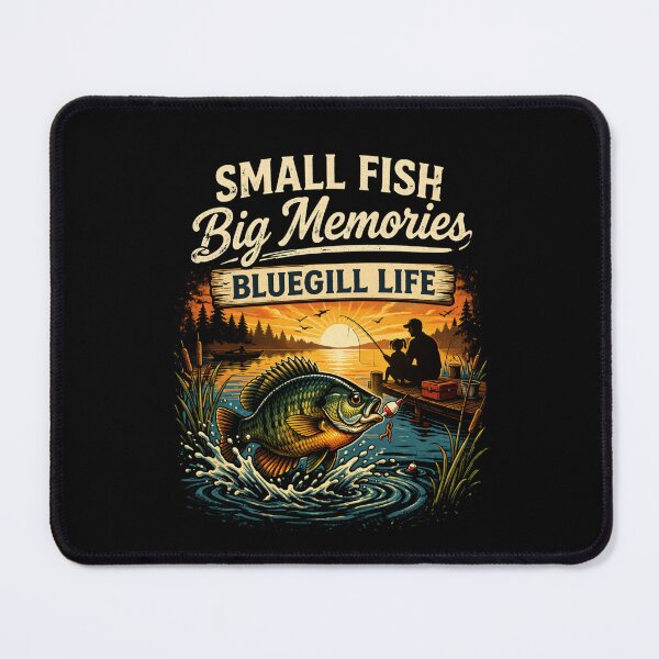 Item preview, Small Fish Big Memories Shirt – Bluegill Fishing Tee, Family Fishing Design, Dad and Kid Fishing Gift designed and sold by WildWonderfulWear.