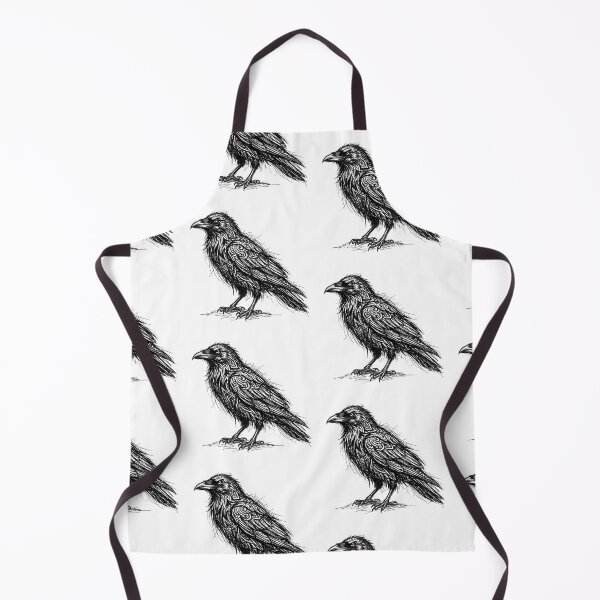 Item preview, Raven in Sketched Tattoo Style designed and sold by ClearStatements.