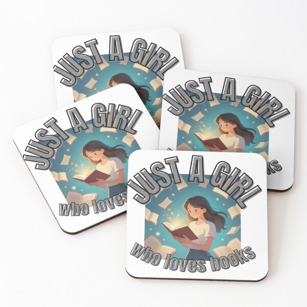 Item preview, Girl who loves books designed and sold by PeterskyDesign.
