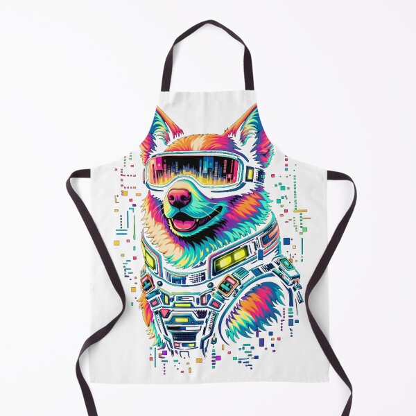 Item preview, Cyberpunk Corgi Neon – Synthwave Futuristic Dog Aesthetic designed and sold by GenArtWear.