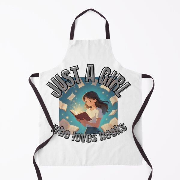 Item preview, Girl who loves books designed and sold by PeterskyDesign.