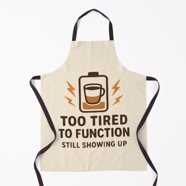 Item preview, Too Tired To Function Still Showing Up Funny Nurse Gift Design designed and sold by Dantin.