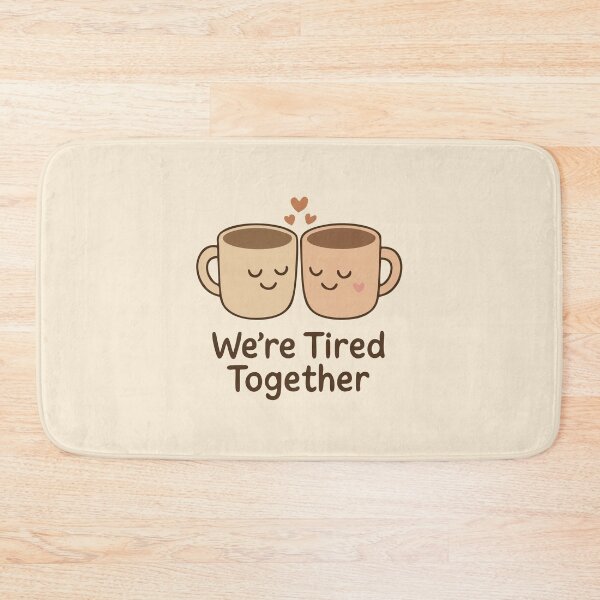 Item preview, We’re Tired Together Funny Nurse Coworker Squad Gift Design designed and sold by Dantin.