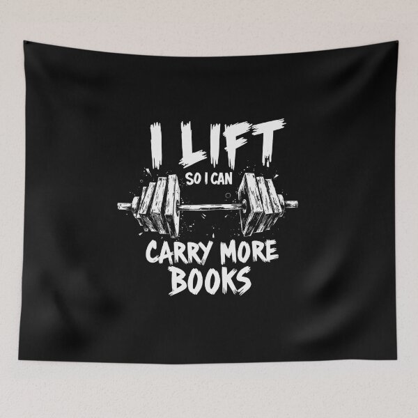 Item preview, I Lift So I Can Carry More Books designed and sold by LunaMagicStudio.