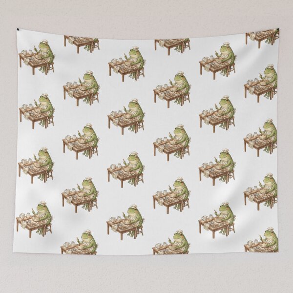 Item preview, Cozy Frog Baker Making Cookies designed and sold by SOUFIANE1991.