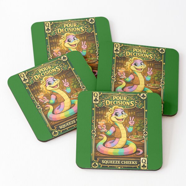 Item preview, Squeeze Cheeks – Clubs Queen | Pour Decisions Character Card designed and sold by A Sinister Sly.