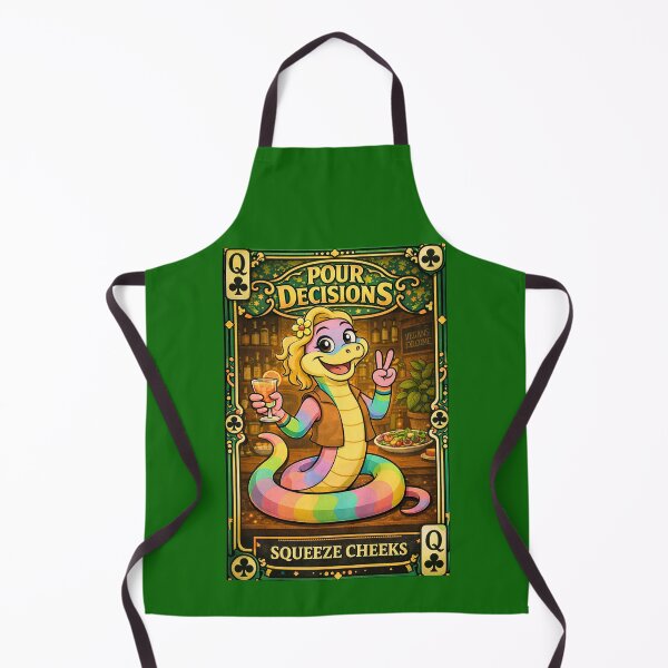 Item preview, Squeeze Cheeks – Clubs Queen | Pour Decisions Character Card designed and sold by A Sinister Sly.