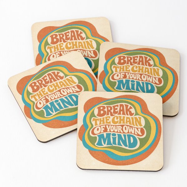 Item preview, Break the Chain – Retro Mindset designed and sold by ForeverPrintsOK.