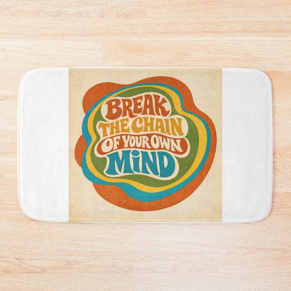 Item preview, Break the Chain – Retro Mindset designed and sold by ForeverPrintsOK.