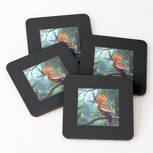 Aperçu de l'œuvre L'oiseau de braise couronné créée et vendue par PTB-SHOP.