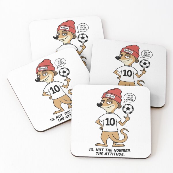 Item preview, 10. Not The Number. The Attitude. | Retro Soccer Meerkat designed and sold by mAXiBoOM.