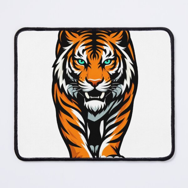 Item preview, Tiger With Blue Eyes – Powerful Wild Animal Design designed and sold by HayatDesigns19.