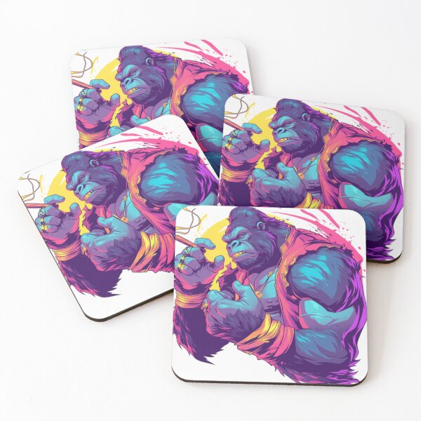 Item preview, Neon Gorilla Smoking Street Art Urban designed and sold by EkacaQ.