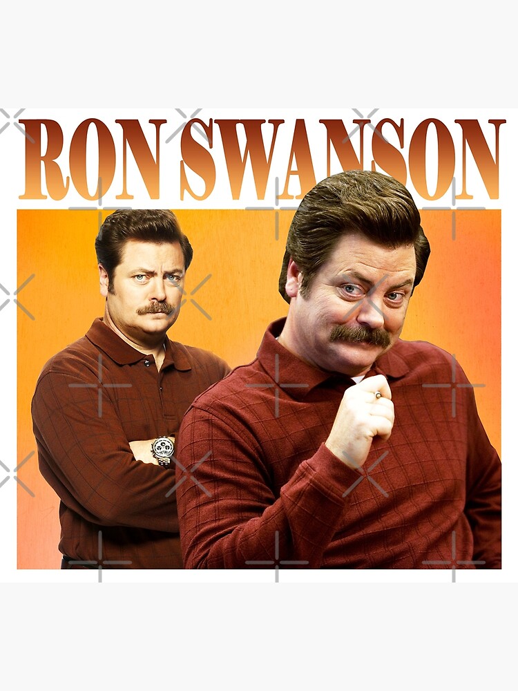 Ron Swanson Poster By Benwyatts Redbubble 3449