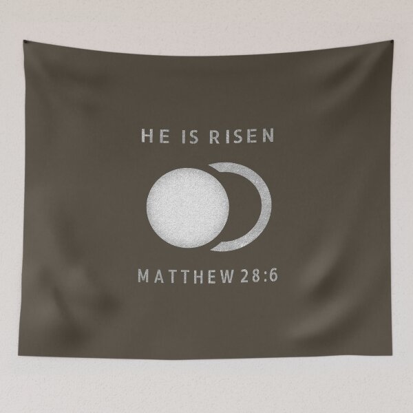 Item preview, Minimal Abstract Empty Tomb | Matthew 28:6 Easter Christian Design | White designed and sold by ZechJohnRB.