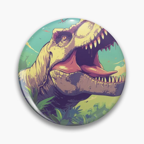 Item preview, T Rex Dinosaur Jungle Retro Prehistoric designed and sold by EkacaQ.