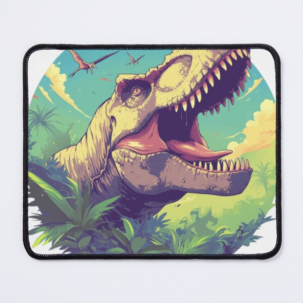 Item preview, T Rex Dinosaur Jungle Retro Prehistoric designed and sold by EkacaQ.