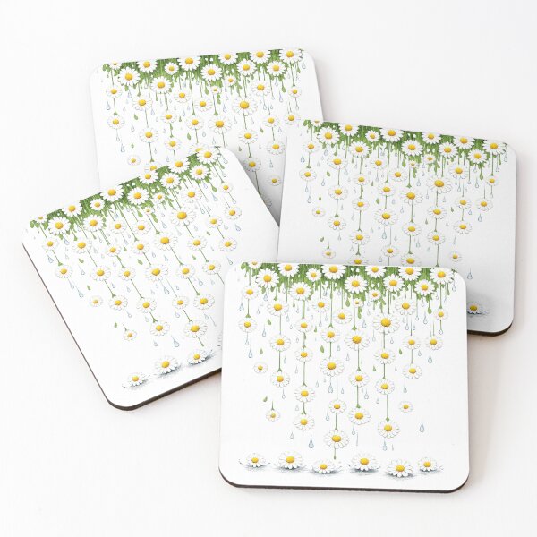 Item preview, Daisy Rain – Spring Flower T-Shirt Design | Delicate Daisy Pattern designed and sold by CoolContent Factory.