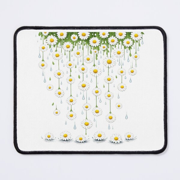 Item preview, Daisy Rain – Spring Flower T-Shirt Design | Delicate Daisy Pattern designed and sold by CoolContent Factory.