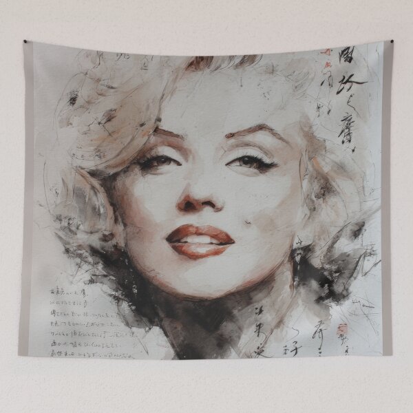 Item preview, Vintage Marilyn Sumi-e  designed and sold by AnimeArsenalPrints.