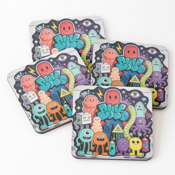 Item preview, Graffiti Street Art Miami Wynwood – Colorful Pop Art Wall designed and sold by PLUSHIWORLDtm.
