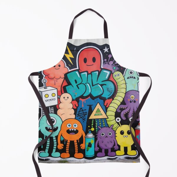 Item preview, Graffiti Street Art Miami Wynwood – Colorful Pop Art Wall designed and sold by PLUSHIWORLDtm.