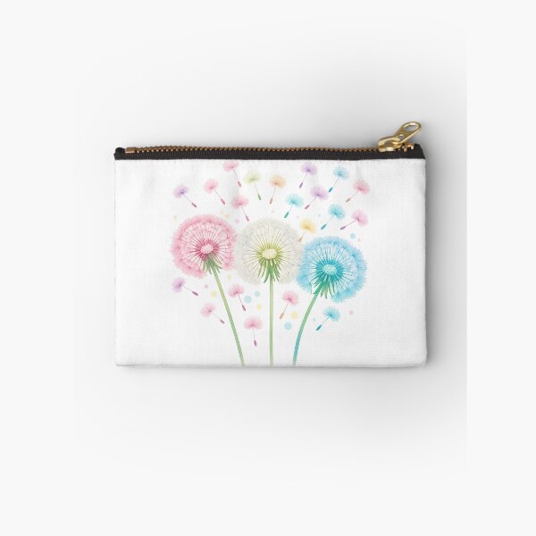 Item preview, Delicate dandelion seed heads in pastel colors – spring T-shirt design with flying seeds designed and sold by CoolContent Factory.