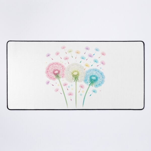 Item preview, Delicate dandelion seed heads in pastel colors – spring T-shirt design with flying seeds designed and sold by CoolContent Factory.